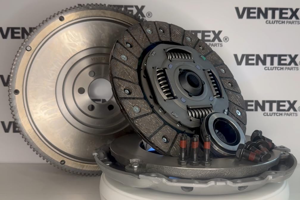 VENTEX® Clutch & Solid Flywheel Conversion Kit for 1.9 TDI VW Golf Audi A3 Skoda Octavia Seat Leon Altea VXC2606A