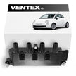 VENTEX® Ignition Coil Pack for Fiat 500 Punto Ford Ka 1.2 1.4 8V including bolts VXS1703A