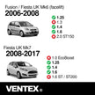 VENTEX® Ignition Coil Pack for Ford Fiesta Focus 1.25 1.4 1.6 Mondeo B Max C Max VXS1711AA