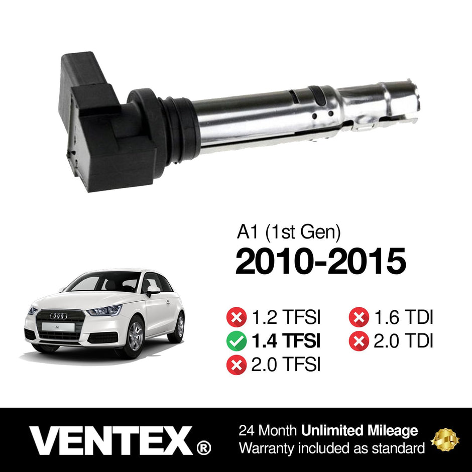 VENTEX® Ignition Coil Pack x4 for VW SEAT Skoda Audi 1.4 1.6 selected models VXS1716SETOF4A