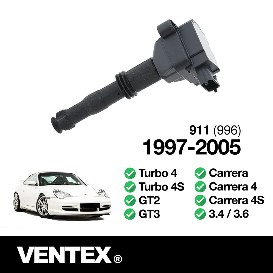 VENTEX® Ignition Coil Pack for Porsche 911 Boxster Cayman 996 997 986 987 2.5 2.7 3.2 3.4 3.6 VXS1706A