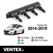 VENTEX® Ignition Coil Pack for Vauxhall Corsa 1.2 1.4 2010-2019 Astra Mokka 7-pin VXS1701A