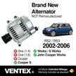 VENTEX® Alternator for MINI Cooper S 1.6 R52 R53 2002-2007 JCW Works VTN1103A