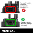 VENTEX® Ignition Coil Pack for Ford Fiesta Focus 1.25 1.4 1.6 Mondeo B Max C Max VXS1711AA