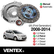 VENTEX® Clutch Kit for Hyundai i10 i20 Kia Rio Picanto 1.2 2008-2015 petrol VXC2618A