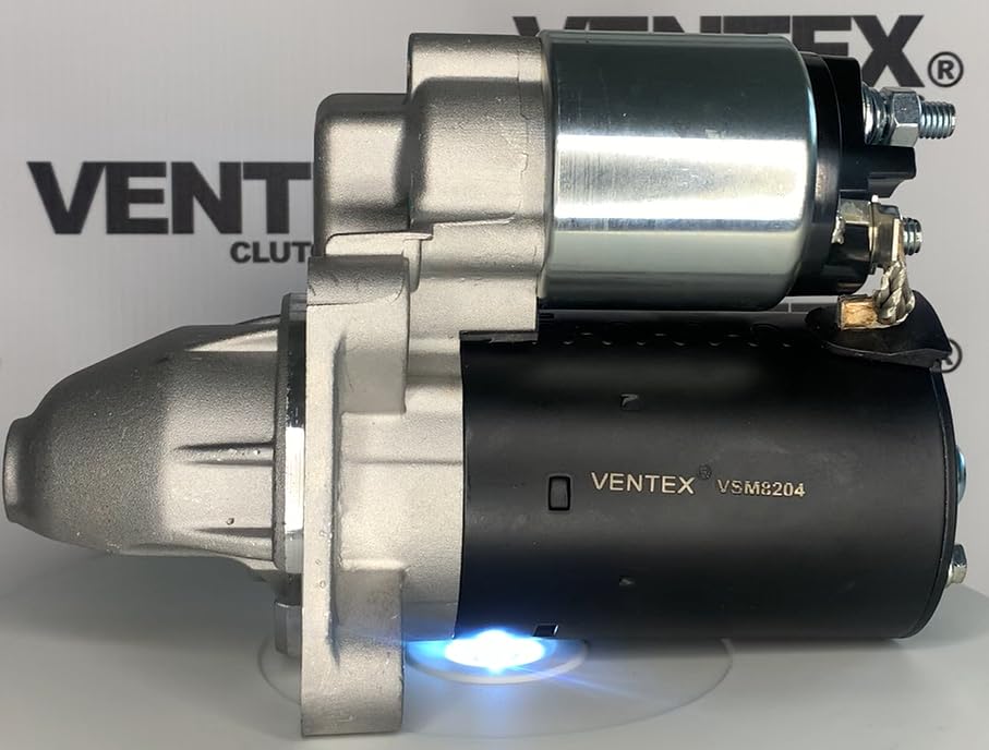 VENTEX® Starter Motor for Ford petrol 1.25 1.4 1.6 Fiesta Focus B-Max C-Max Ecosport Mondeo + Volvo C30 S40 V50 VSM8204A