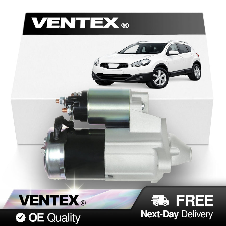 VENTEX® Starter Motor for Nissan Qashqai Juke Note 1.5 dCi 2007-2013 Renault Clio Megane 1.5 dCi Diesel Kadjar 2003-2024 VSM8210A