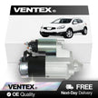 VENTEX® Starter Motor for Nissan Qashqai Juke Note 1.5 dCi 2007-2013 Renault Clio Megane 1.5 dCi Diesel Kadjar 2003-2024 VSM8210A
