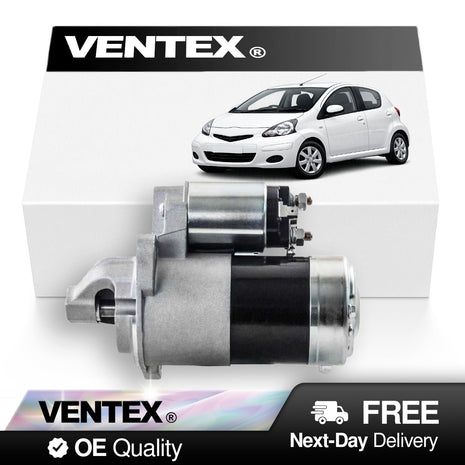 VENTEX® Starter Motor for Toyota Aygo Citroen C1 Peugeot 107 2005-2014 1.0 petrol VSM8201A