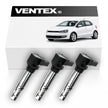 VENTEX® Ignition Coil Pack x3 for VW Polo Seat Ibiza 1.2 2009-2015 VXS1716SETOF3A