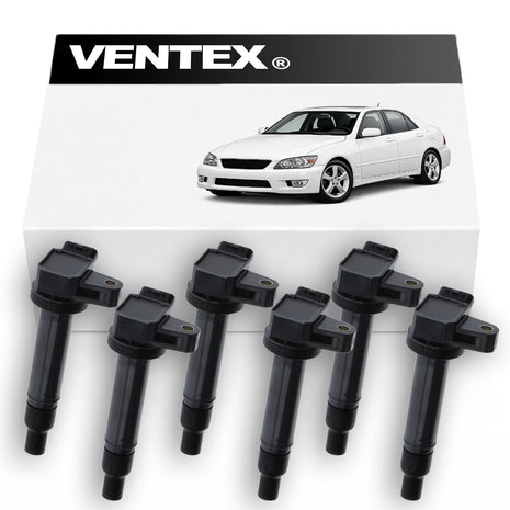 VENTEX® Ignition Coil Pack x6 for Lexus IS200 IS 200 1999-2005 VXS1720SETOF6A