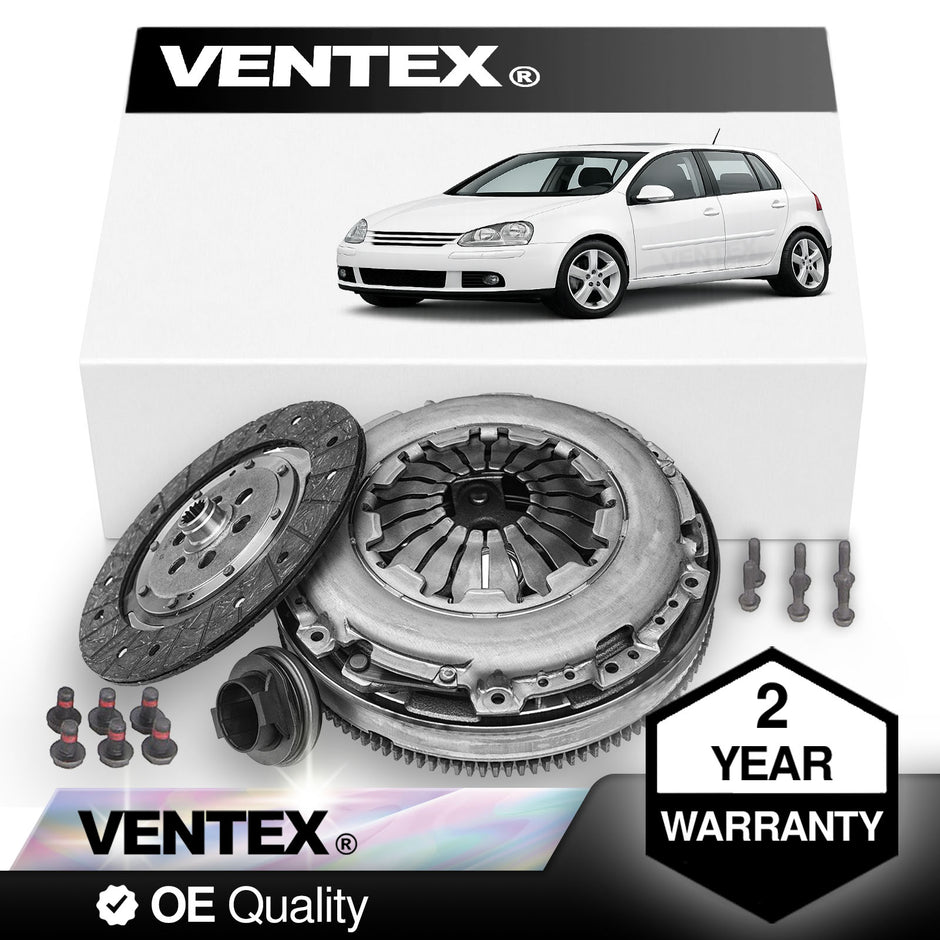 VENTEX® Clutch & Solid Flywheel Conversion Kit for 1.9 TDI VW Golf Audi A3 Skoda Octavia Seat Leon Altea VXC2606A