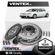 VENTEX® Clutch & Solid Flywheel Conversion Kit for 1.9 TDI VW Golf Audi A3 Skoda Octavia Seat Leon Altea VXC2606A