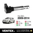 VENTEX® Ignition Coil Pack for VW Audi SEAT Skoda 1.2 1.4 1.6 A1 A3 Polo Golf Ibiza Fabia VXS1716A