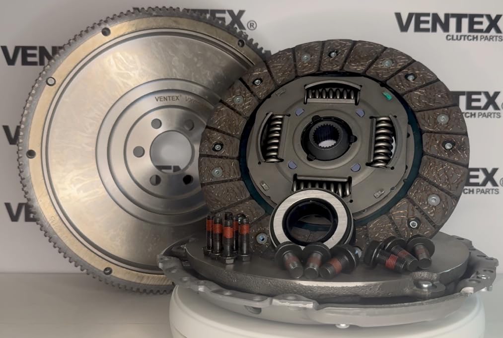 VENTEX® Clutch & Solid Flywheel Conversion Kit for 1.9 TDI VW Golf Audi A3 Skoda Octavia Seat Leon Altea VXC2606A