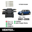 VENTEX® Ignition Coil Pack for Mini One Cooper 1.6 R50 R52 R53 Includes bolts VXS1714A