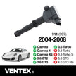VENTEX® Ignition Coil Pack x6 for Porsche 911 Boxster Cayman 996 997 986 987 2.5 2.7 3.2 3.4 3.6 VXS1706SETOF6A