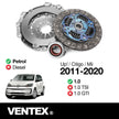 VENTEX® Clutch Kit for VW Seat Skoda Polo Up Beetle Ibiza Leon 1.0 1.2 1.4 petrol VXC2608A